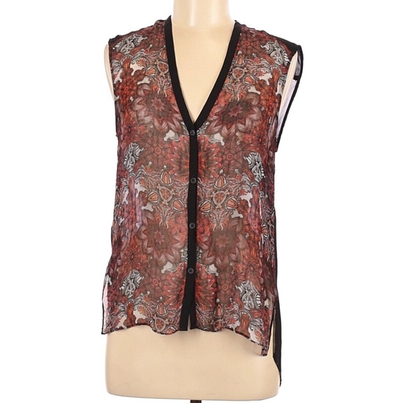 HELMUT LANG Womens Sleeveless Blouse Size Small - Picture 1 of 2